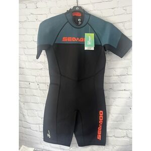SeaDoo Men's Neoprene Escape Shorty Wetsuit‎ 3mm Large NWT